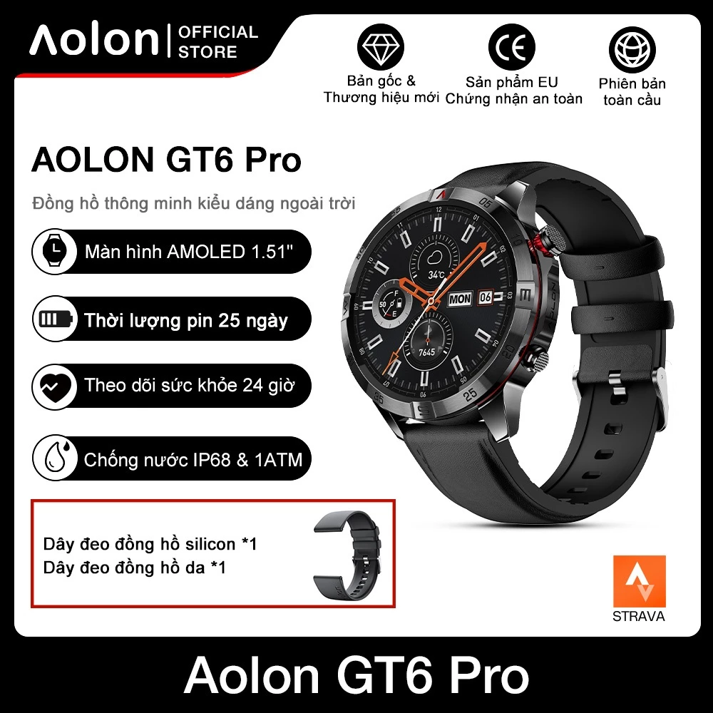 Aolon GT6 Pro bản Đen